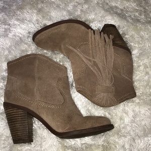 Jessica Simpson Tassel Ankle Booties